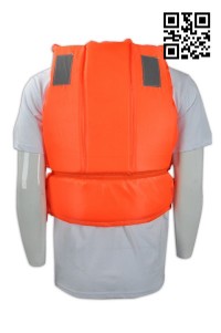 SKLJ001 supply reflective life jacket design flood-proof life jacket online ordering life jacket manufacturer Oxford cloth life jacket price side view